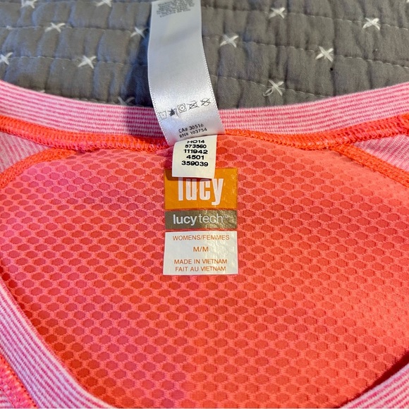 LucyTech Women's Pink Athletic Top Size M - Picture 8 of 8